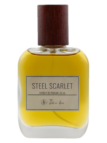 Frasco de Steel Scarlet — Parfums Karmic Hues