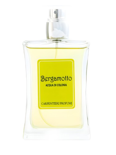 Frasco de Bergamotto Acqua di Colonia, de Carpentieri Profumi