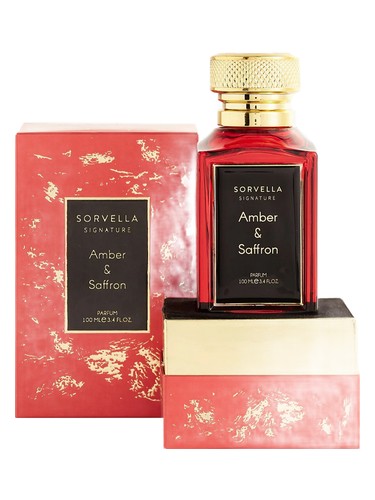 Frasco de Amber & Saffron, de Sorvella Perfume