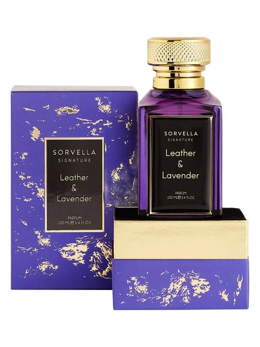 Frasco de Leather & Lavender, de Sorvella Perfume