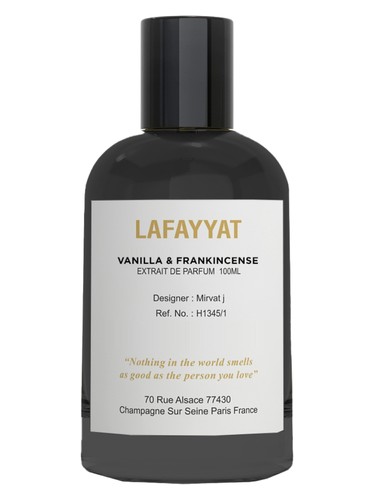 Frasco de Vanilla & Frankincense, de Lafayyat