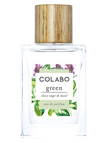 Frasco de Green Clary Sage & Basil, de COLABO