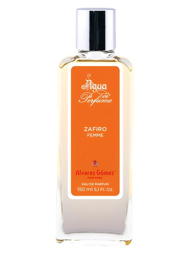 Frasco de Zafiro Femme, de Alvarez Gómez