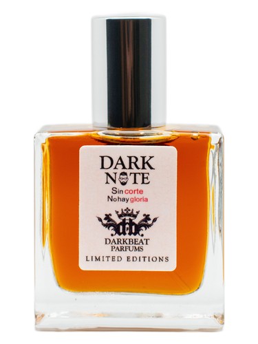 Frasco de Dark Note, de Darkbeat Parfums