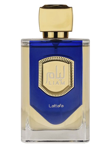 Frasco de Liam Blue Shine — Lattafa Perfumes