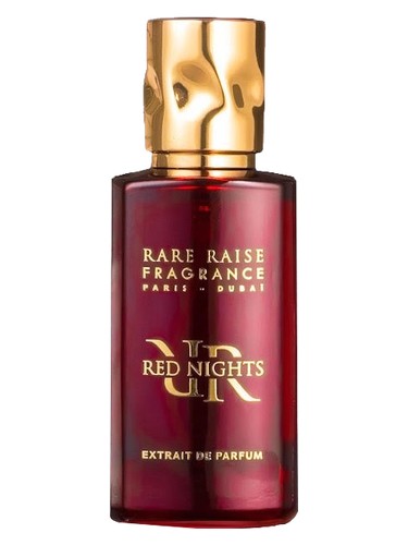 Frasco de Red Nights, de Rare Raise Fragrance