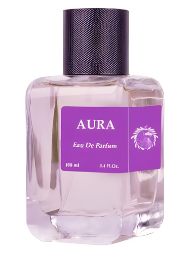 Frasco de AURA, de Athena Fragrances