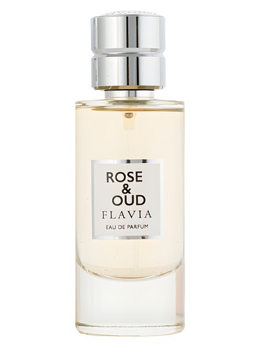 Frasco de Rose & Oud, de Flavia