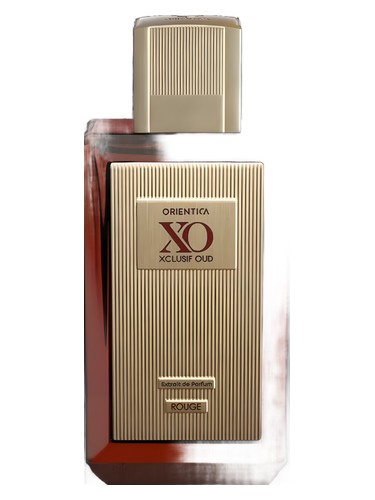 Frasco de Xclusif Oud Rouge, de Orientica Premium