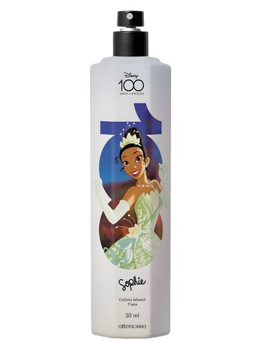 Frasco de Sophie Disney 100 Anos Tiana — O Boticário