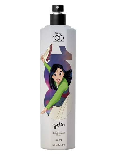Frasco de Sophie Disney 100 Anos Mulan, de O Boticário