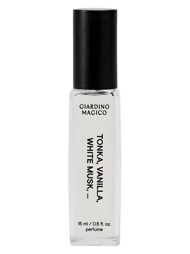 Frasco de Tonka, Vanilla, White Musk, de Giardino Magico