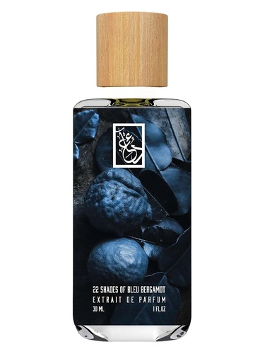 Frasco de 22 Shades of Bleu Bergamot, de The Dua Brand