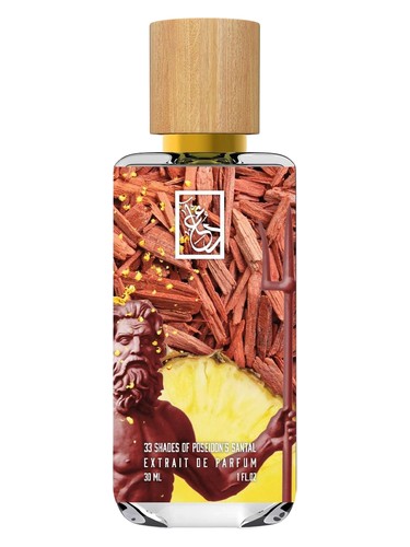 Frasco de 33 Shades of Poseidon’s Santal, de The Dua Brand
