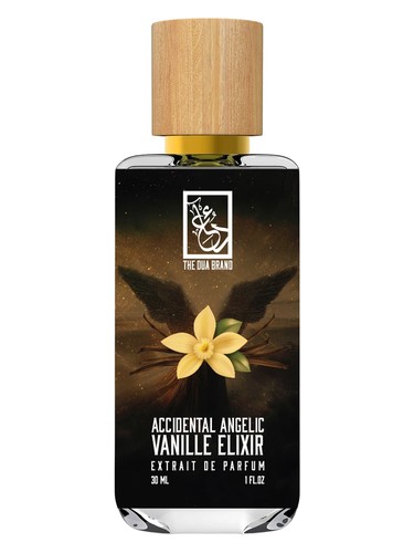 Frasco de Accidental Angelic Vanille Elixir, de The Dua Brand