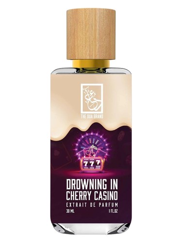 Frasco de Drowning in Cherry Casino, de The Dua Brand