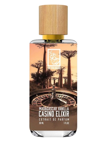 Frasco de Madagascar Vanilla Casino Elixir, de The Dua Brand