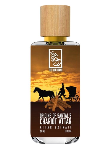 Frasco de Origins of Santal's Chariot Attar, de The Dua Brand