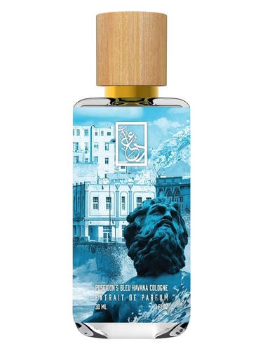 Frasco de Poseidon’s Bleu Havana Cologne, de The Dua Brand