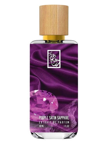 Frasco de Purple Satin Sapphire, de The Dua Brand