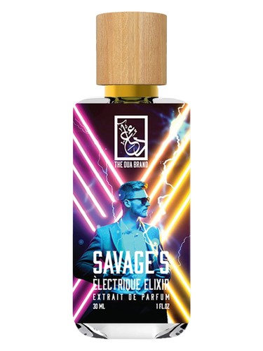 Frasco de Savage’s Èlectrique Elixir, de The Dua Brand