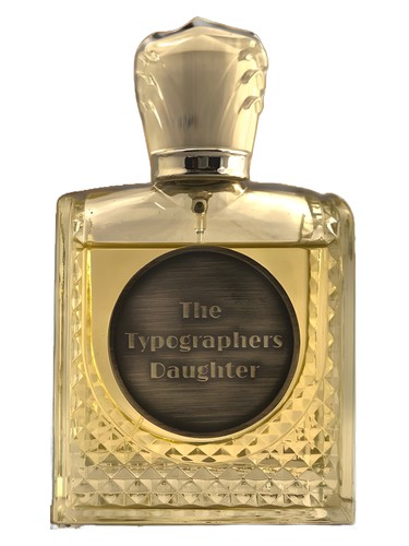 Frasco de The Typographers Daughter, de One Way Bridge Perfumes