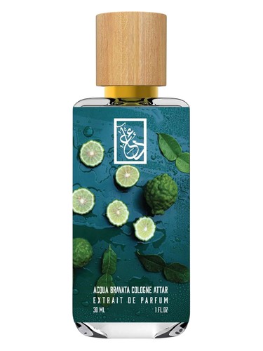 Frasco de Acqua Bravata Cologne Attar, de The Dua Brand