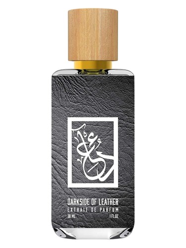 Frasco de Darkside of Leather, de The Dua Brand