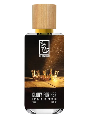 Frasco de Glory For Her, de The Dua Brand