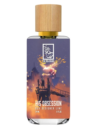 Frasco de His Obsession, de The Dua Brand