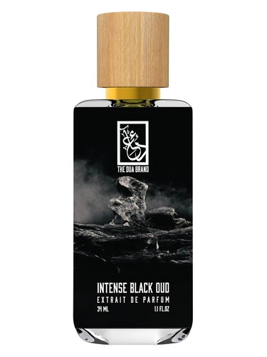 Frasco de Intense Black Oud, de The Dua Brand