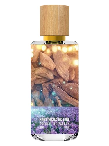 Frasco de King's Precious Iris & Oud, de The Dua Brand