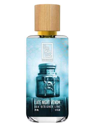 Frasco de Late Night Venom, de The Dua Brand