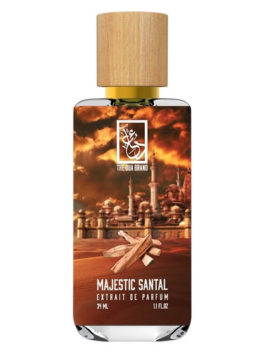 Frasco de Majestic Santal, de The Dua Brand
