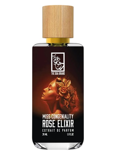 Frasco de Miss Congeniality Rose Elixir, de The Dua Brand