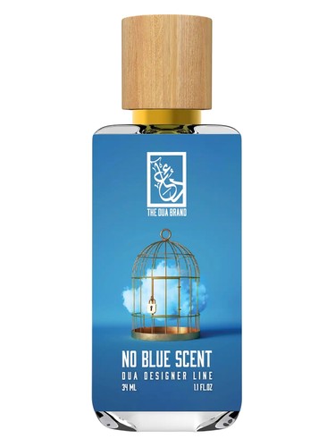 Frasco de No Blue Scent, de The Dua Brand