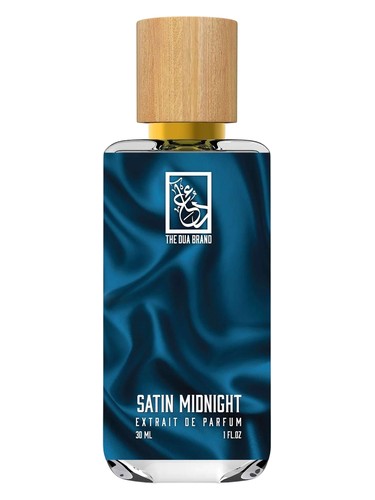 Frasco de Satin Midnight, de The Dua Brand