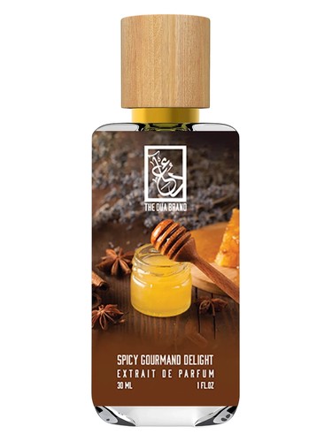 Frasco de Spicy Gourmand Delight, de The Dua Brand