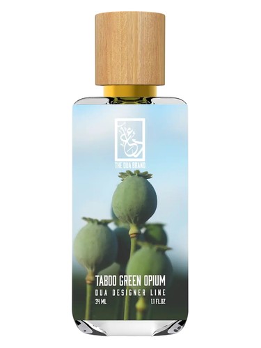 Frasco de Taboo Green Opium, de The Dua Brand