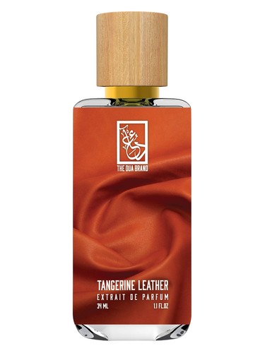 Frasco de Tangerine Leather, de The Dua Brand