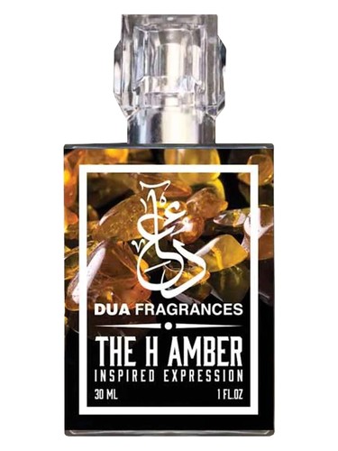 Frasco de The H Amber, de The Dua Brand