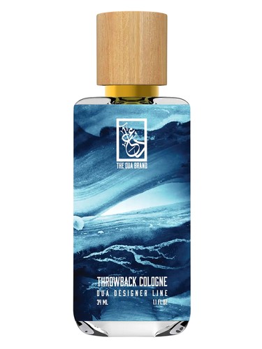 Frasco de Throwback Cologne, de The Dua Brand