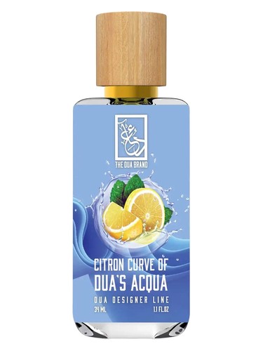 Frasco de Citron Curve Of Dua’s Acqua, de The Dua Brand