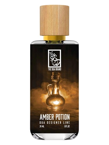 Frasco de Amber Potion, de The Dua Brand