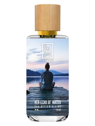 Frasco de Her Echo of Water, de The Dua Brand