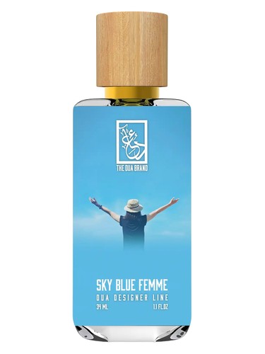 Frasco de Sky Blue Femme, de The Dua Brand