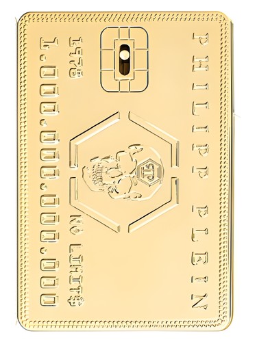 Frasco de No Limit$ Gold, de Philipp Plein Parfums