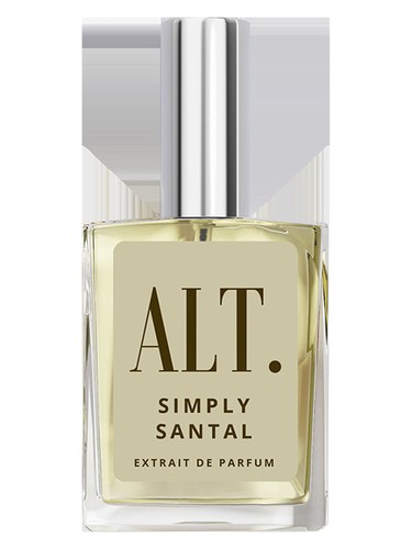 Frasco de Simply Santal, de ALT. Fragrances