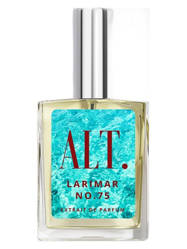 Frasco de Larimar, de ALT. Fragrances