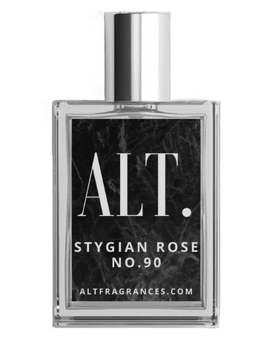 Frasco de Stygian Rose, de ALT. Fragrances